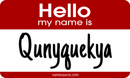 Hello my name is Qunyquekya png download