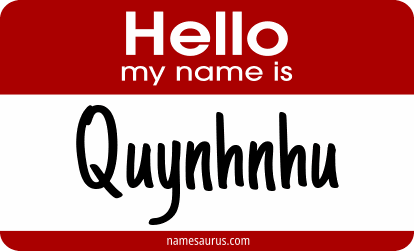 Hello my name is Quynhnhu png download