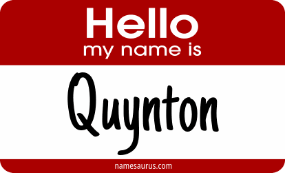 Hello my name is Quynton png download