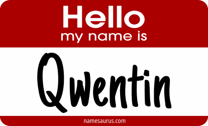 Hello my name is Qwentin png download