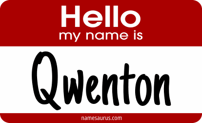 Hello my name is Qwenton png download