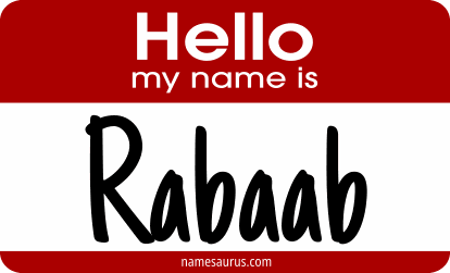 Hello my name is Rabaab png download