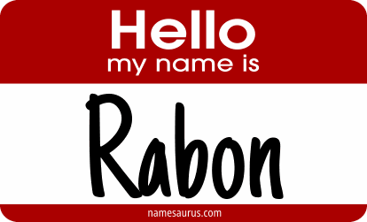 Hello my name is Rabon png download