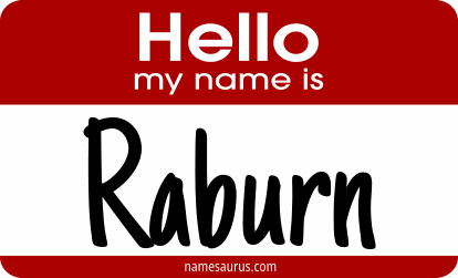 Hello my name is Raburn png download