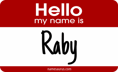 Hello my name is Raby png download