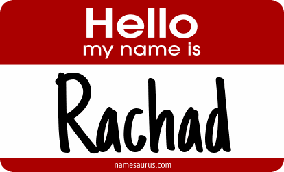 Hello my name is Rachad png download