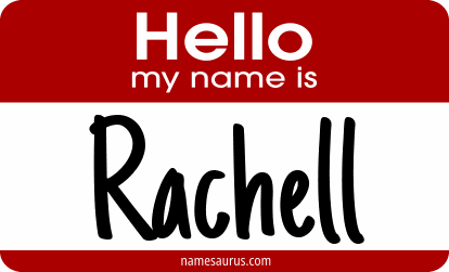 Hello my name is Rachell png download