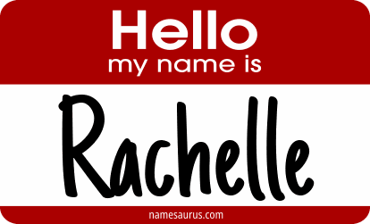 Hello my name is Rachelle png download