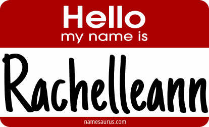 Hello my name is Rachelleann png download