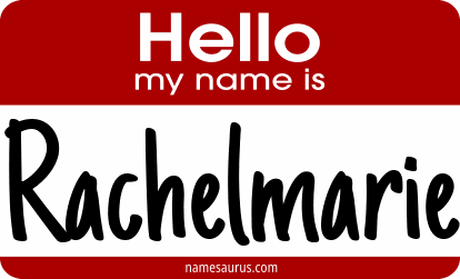 Hello my name is Rachelmarie png download