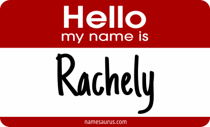 Hello my name is Rachely png download