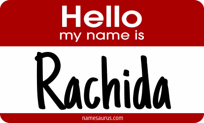 Hello my name is Rachida png download