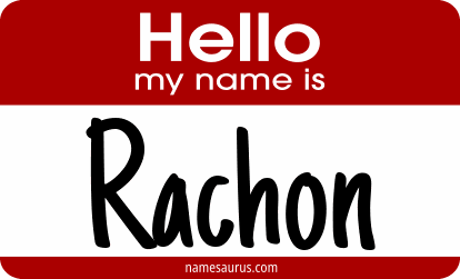 Hello my name is Rachon png download