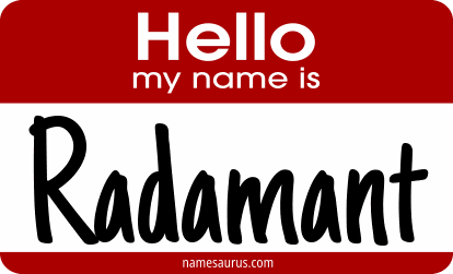 Hello my name is Radamant png download