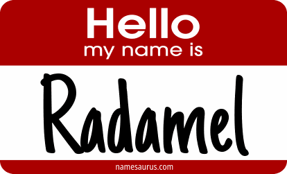 Hello my name is Radamel png download
