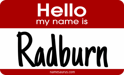Hello my name is Radburn png download
