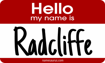 Hello my name is Radcliffe png download