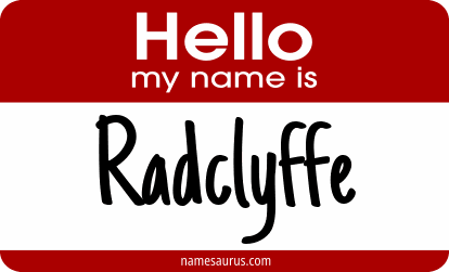 Hello my name is Radclyffe png download