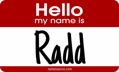 Hello my name is Radd png download