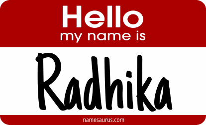 Hello my name is Radhika png download