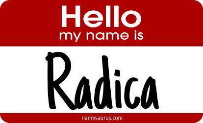 Hello my name is Radica png download