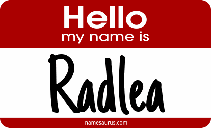 Hello my name is Radlea png download