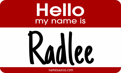 Hello my name is Radlee png download