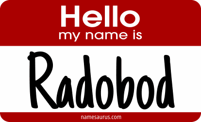 Hello my name is Radobod png download