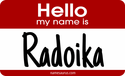 Hello my name is Radoika png download