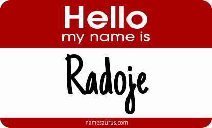 Hello my name is Radoje png download