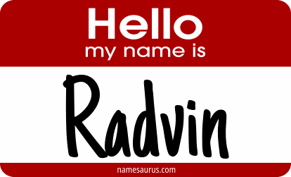Hello my name is Radvin png download