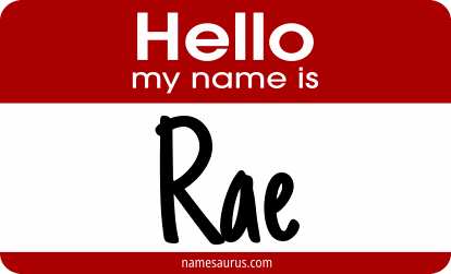 Hello my name is Rae png download