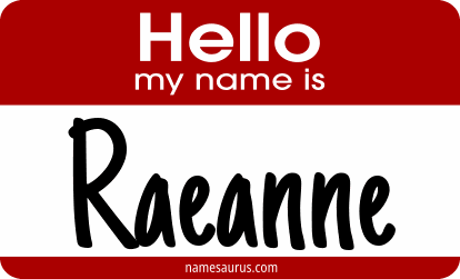 Hello my name is Raeanne png download