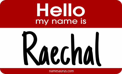 Hello my name is Raechal png download