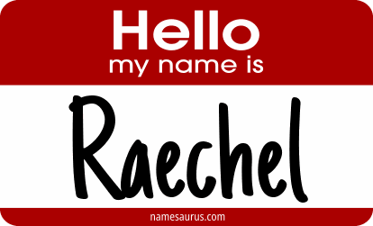 Hello my name is Raechel png download