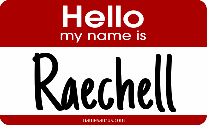 Hello my name is Raechell png download