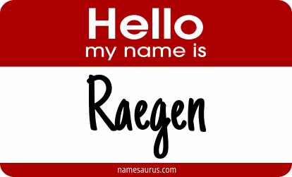 Hello my name is Raegen png download