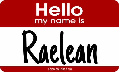Hello my name is Raelean png download