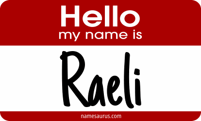 Hello my name is Raeli png download