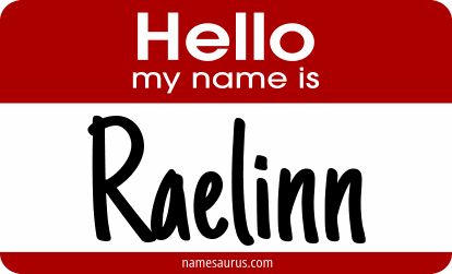 Hello my name is Raelinn png download