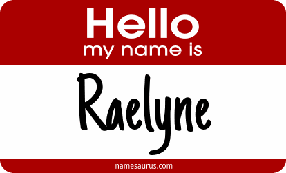 Hello my name is Raelyne png download