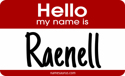 Hello my name is Raenell png download
