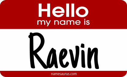 Hello my name is Raevin png download