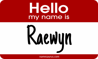 Hello my name is Raewyn png download