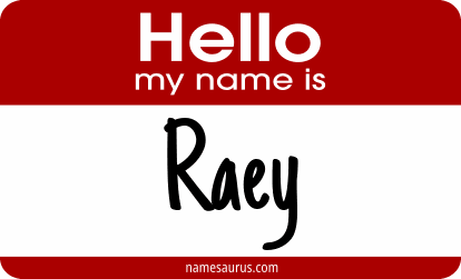 Hello my name is Raey png download