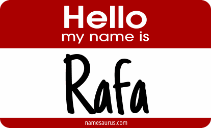 Hello my name is Rafa png download