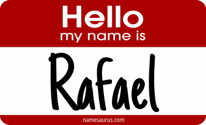 Hello my name is Rafael png download
