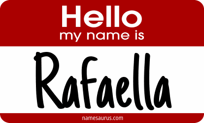 Hello my name is Rafaella png download