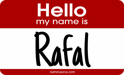 Hello my name is Rafal png download