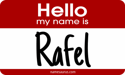 Hello my name is Rafel png download